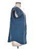 Express Blue Short Sleeve Henley Size M - photo 4