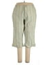 First Issue by Liz Claiborne 100% Cotton Stripes Green Khakis Size 24W - photo 1