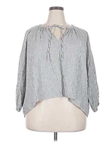 A New Day 3/4 Sleeve Blouse (view 1)