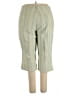 First Issue by Liz Claiborne 100% Cotton Stripes Green Khakis Size 24W - photo 2