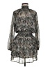 Veronica M. 100% Polyester Paisley Gray Casual Dress Size M - photo 1