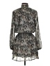 Veronica M. 100% Polyester Paisley Gray Casual Dress Size M - photo 2
