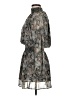 Veronica M. 100% Polyester Paisley Gray Casual Dress Size M - photo 5