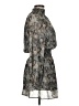 Veronica M. 100% Polyester Paisley Gray Casual Dress Size M - photo 4