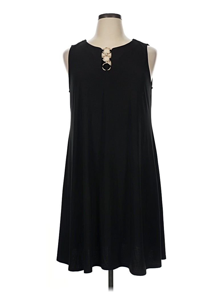Pre-owned Msk Casual Dress In Black