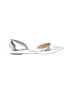 Banana Republic Metallic Silver Flats Size 9 - photo 1