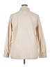 Port Authority Solid Ivory Long Sleeve Blouse Size 3XL - photo 2