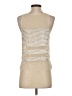 Parker 100% Silk Tan Sleeveless Top Size XS - photo 2