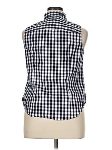 J.Crew Factory Store Sleeveless Button-Down Shirt (view 2)