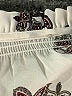 Unbranded Floral Ivory 3/4 Sleeve Blouse Size L (estimated) - photo 7