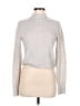 Jessica Simpson Metallic Silver Turtleneck Sweater Size M - photo 1