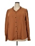 Unbranded Brown Long Sleeve Blouse Size XXL - photo 1