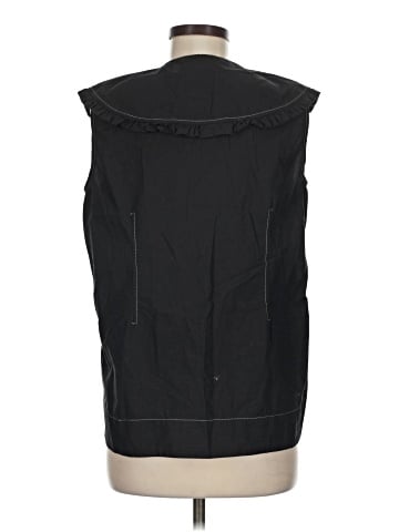 Ganni Sleeveless Button-Down Shirt (view 2)