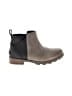 Sorel 100% Leather Gray Ankle Boots Size 6 - photo 1