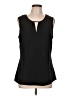 Nic + Zoe 100% Polyester Black Sleeveless Blouse Size L - photo 1
