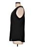 Nic + Zoe 100% Polyester Black Sleeveless Blouse Size L - photo 5