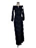 Xscape Floral Blue Cocktail Dress Size 4 - photo 1