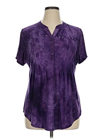 Sierra Grace Short Sleeve Blouse (view 1)