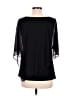 Chaus Stars Black 3/4 Sleeve Blouse Size M - photo 2