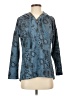 Cubism 100% Polyester Blue Zip Up Hoodie Size XS - photo 1