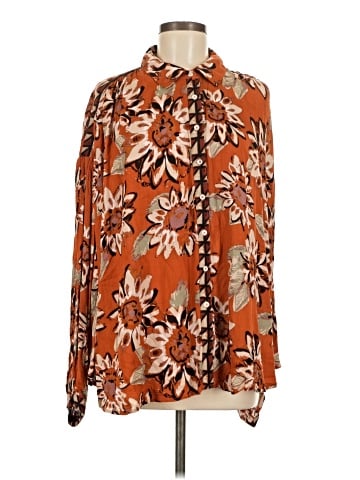 Free People Long Sleeve Blouse (view 1)