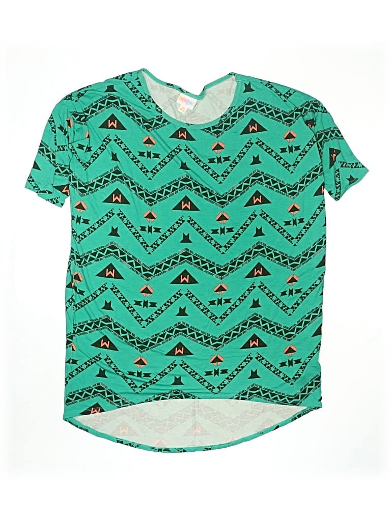Pre-owned Lularoe Kids' Dress In Teal