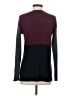 Vince Camuto Color Block Burgundy Pullover Sweater Size XXS - photo 2