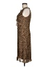 Robbie Bee 100% Polyester Animal Print Brown Cocktail Dress Size 8 - photo 5