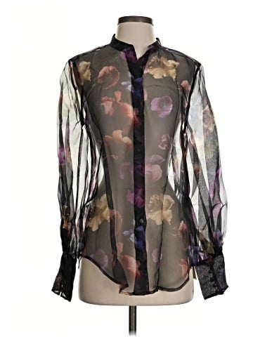 Equipment Long Sleeve Blouse (view 1)