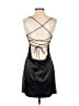 Zaful 100% Polyester Solid Black Cocktail Dress Size 8 - photo 2