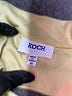 Koch 100% Polyester Yellow Sleeveless Blouse Size M - photo 7