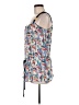 MILLY Cabana Blue Sleeveless Silk Top Size M - photo 5
