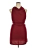 Unbranded 100% Polyester Solid Burgundy Cocktail Dress Size M - photo 1