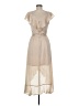 DKNY 100% Polyester Tan Casual Dress Size 6 - photo 2