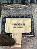 Forever 21 100% Cotton Blue Denim Jacket Size M - photo 6