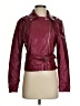 Bebe 100% Polyurethane Burgundy Jacket Size S - photo 1