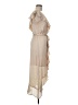 DKNY 100% Polyester Tan Casual Dress Size 6 - photo 4