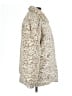 Entro 100% Polyester Animal Print Ivory Faux Fur Jacket Size L - photo 4
