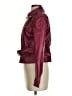 Bebe 100% Polyurethane Burgundy Jacket Size S - photo 5