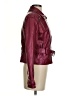 Bebe 100% Polyurethane Burgundy Jacket Size S - photo 4