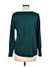 Chico's Paisley Teal Long Sleeve Top Size Med (1) - photo 2