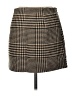 H&M Houndstooth Brown Formal Skirt Size 10 - photo 2