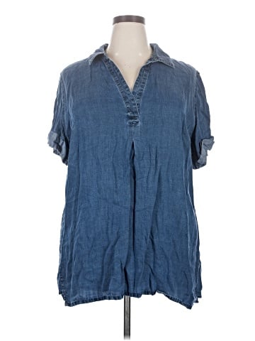 Soft Surroundings Short Sleeve Blouse (view 1)