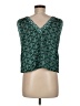Ann Taylor LOFT Teal Sleeveless Blouse Size M - photo 2