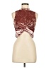 Topshop Burgundy Sleeveless Blouse Size 8 - photo 1