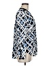 Jones New York Print Blue Long Sleeve Blouse Size M - photo 4