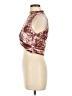 Topshop Burgundy Sleeveless Blouse Size 8 - photo 5
