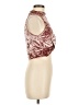 Topshop Burgundy Sleeveless Blouse Size 8 - photo 4