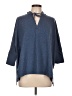Style&Co Blue Long Sleeve T-Shirt Size L - photo 1