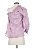 SECULAR 100% Cotton Purple 3/4 Sleeve Blouse Size XS - photo 2